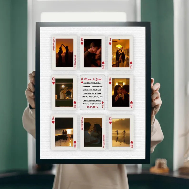 50% OFF❤️Custom Playing Cards Photo Frame