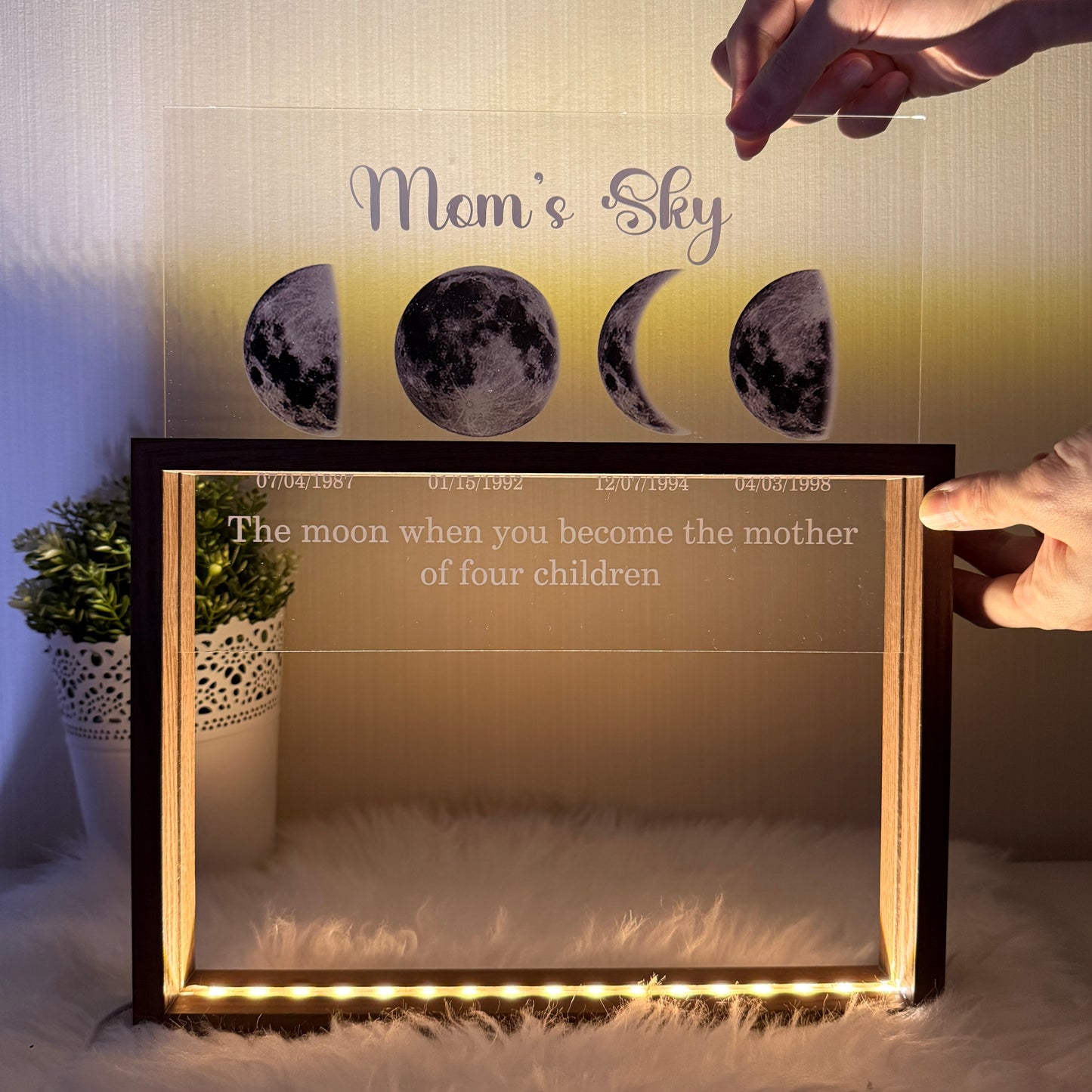 50% OFF🔥Mom's Sky Led Light Frame