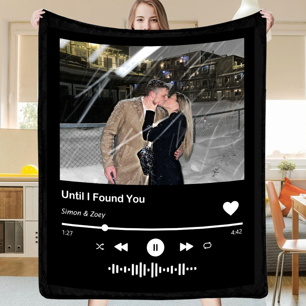 50% OFF🔥Custom Music & Photo Starlight Blanket