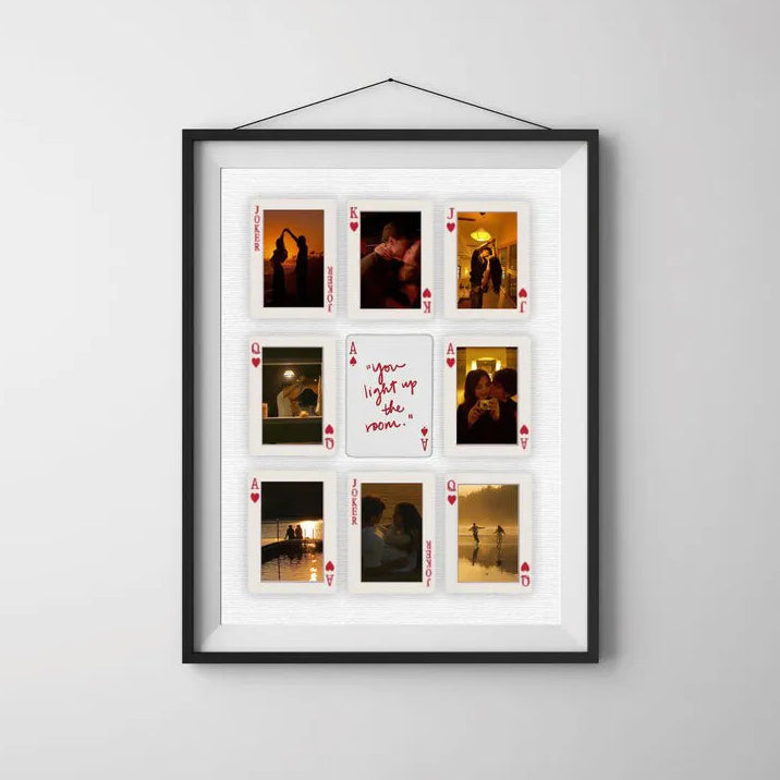 50% OFF❤️Custom Playing Cards Photo Frame