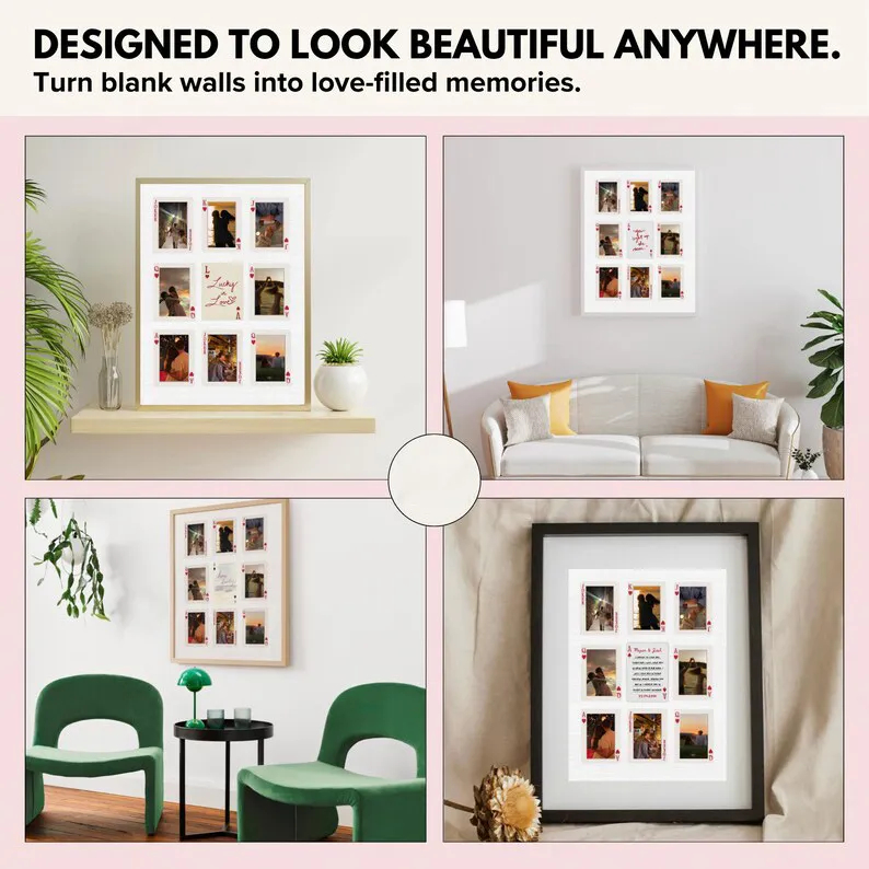 50% OFF❤️Custom Playing Cards Photo Frame