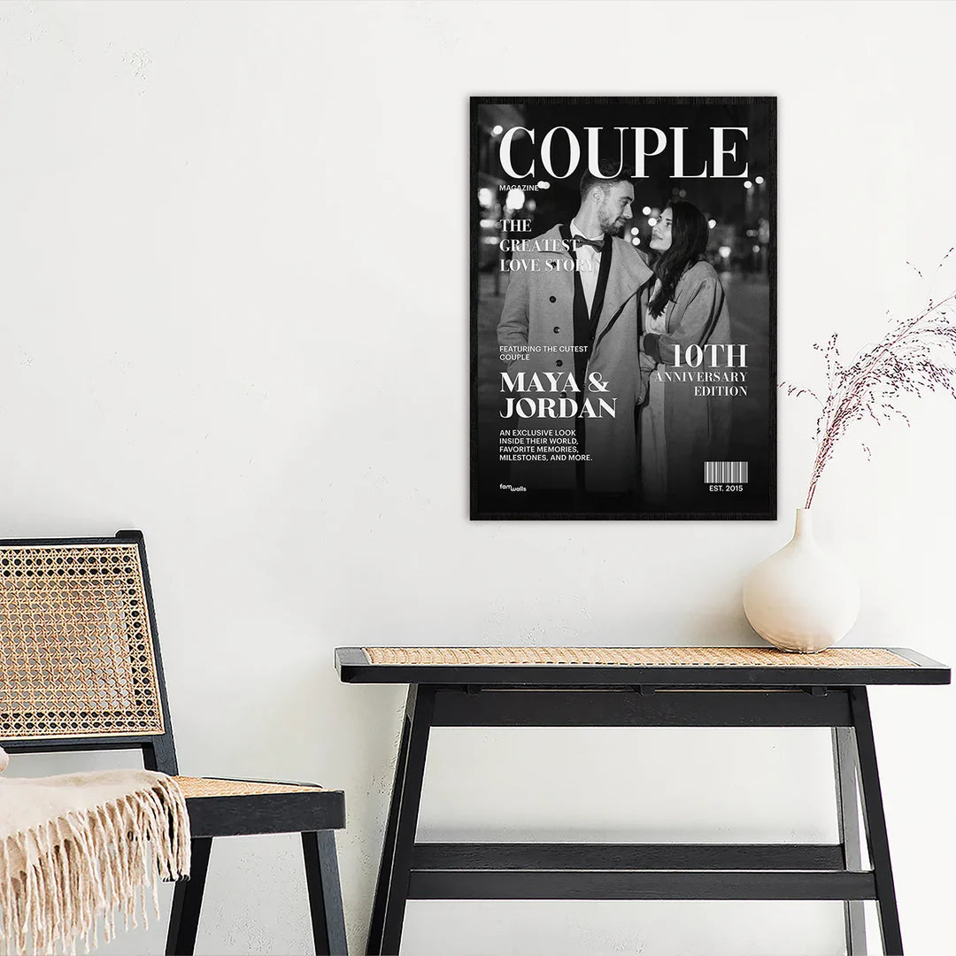 50% OFF❤️Custom Magazine Cover for Your Love Story